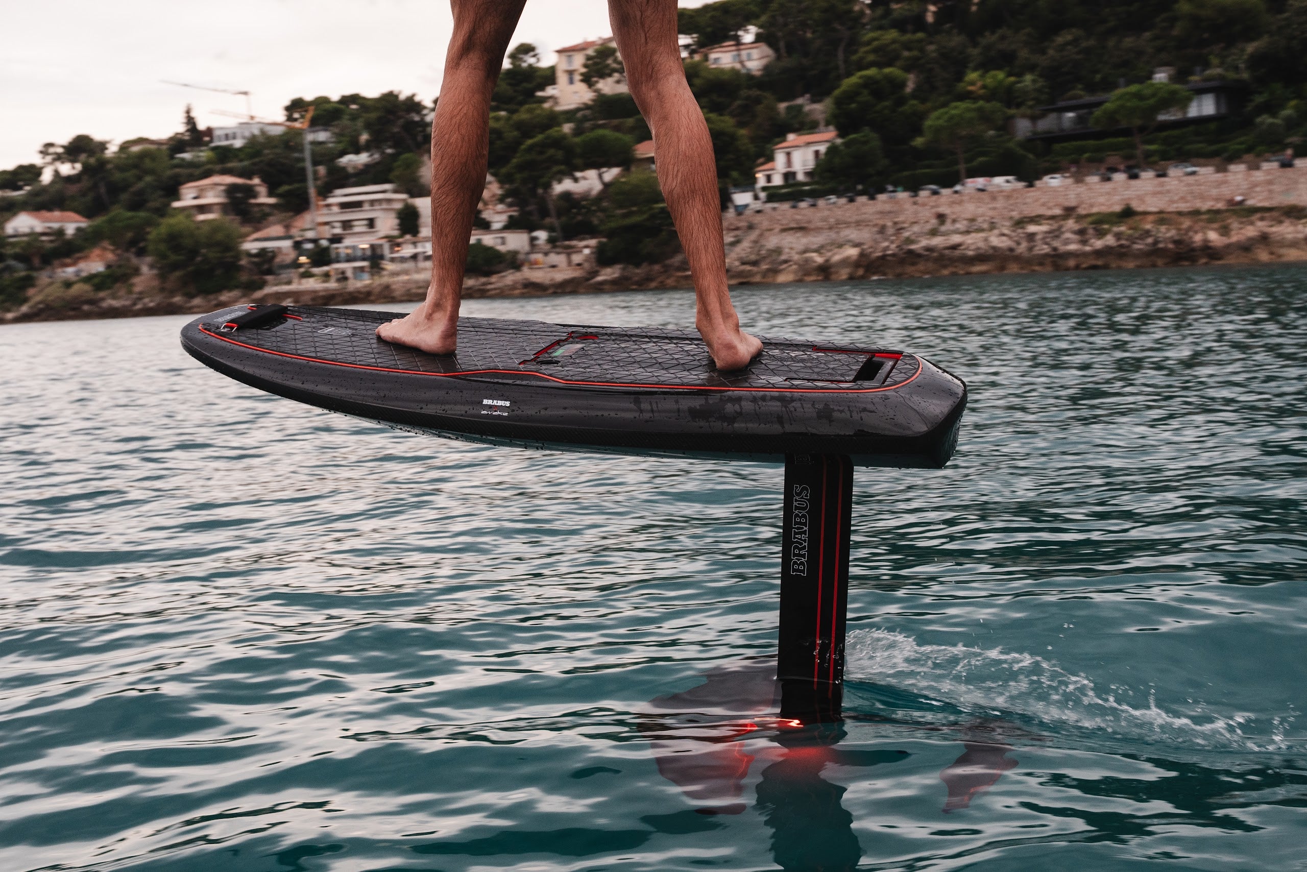 BRABUS x Awake SHADOW CARVE deckpad close-up